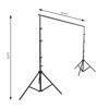 Picture of Efavormart 12ft Metal DIY Adjustable Heavy Duty Portable Photo Backdrop Stand Kit