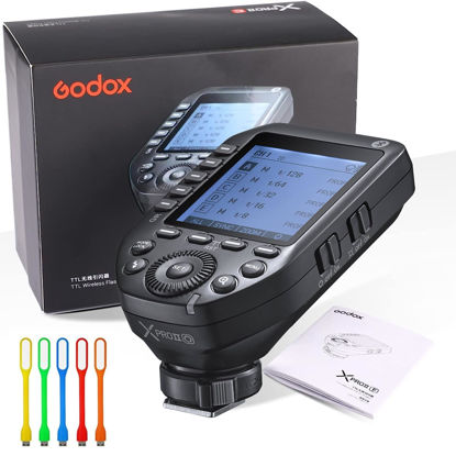 Picture of Godox XProII XProII-O XProIIO TTL 2.4G Wireless Flash Trigger for Olympus & Panasonic Cameras, HSS 1/8000s, GodoxPhoto APP Control, New Hotshoe Locking, Modeling Light, Zoom Setting(Xpro-O Version 2)