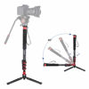 Picture of Avella C324D Carbon Fiber 67 Inch Camera Monopod Professional Telescopic Video Monopods Base Tripod for Canon Nikon Sony Olympus Panasonic DSLR Camera