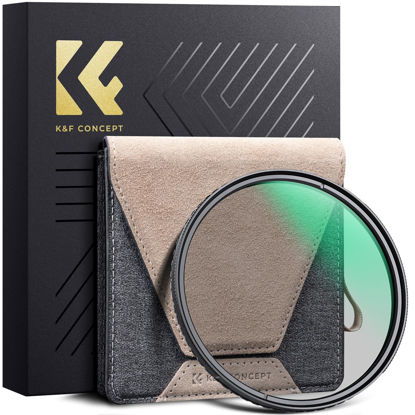 Picture of K&F Concept 52mm Circular Polarizers Filter Super Slim with 36 Multi-Layer Coatings, High Definition Circular Polarizing Filter (CPL) Camera Lens Filter (Nano-X PRO Series)