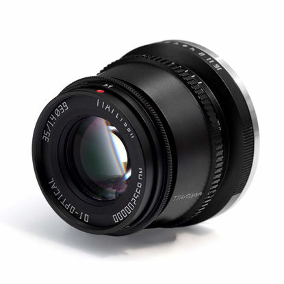 Picture of TTArtisan 35mm F1.4 APS-C Manual Focus Lens for Leica L Mount Camera Accessory Compatible Like Leica T Leica TL Leica TL2 Leica CL Black