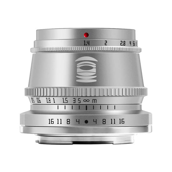 Picture of TTArtisan 35mm F1.4 APS-C Camera Lens Silver Version for Sony E Mount Cameras Like A5000、A6000、A6100、A6300、A6400、A6500、A6600、NEX-5、NEX-7