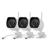 Picture of [2023 Upgraded] Zmodo 1080p Outdoor Wireless Camera, 3 Pack Indoor Outside WiFi Cameras, IR Night Vision, Motion Detection, Remote View, Easy Setup, White, Plug-In, Compatible with Alexa 3 Count