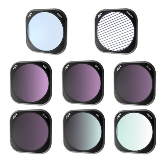 Picture of Coyktonty Lens Filters for Insta360 Ace Pro,Waterproof Lens Protection Filter Set (CPL+ND8 16 32 64+Star+Night+Brushed Blue)