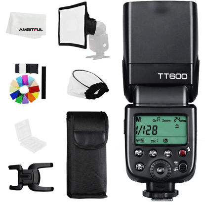 Picture of Godox TT600 2.4G Wireless GN60 Master/Slave Camera Flash Remote Control Off Board HSS Speedlite Universal Flash with One Contact for Canon Nikon Sony Pentax Olympus Fuji Lumix…