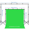 Picture of New Upgrade Maxztill Backdrop Stand 6.6x10ft(2x3m) Adjustable Photo Studio Backdrop Stand Support Kit Background Stand with 4 Backdrop Clamps and Carrying Bag for Parties Wedding Photography