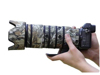 Picture of CHASING BIRDS Camouflage Waterproof Lens Coat for Nikon Z 100-400mm f/4.5-5.6 VR S Rainproof Lens Protective Cover (Yellow Tree Camouflage)