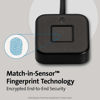 Picture of Kensington VeriMark Desktop USB Fingerprint Key Reader - Windows Hello, FIDO U2F, FIDO2 (K62330WW)