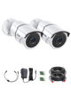 Picture of ZOSI 2 Pack 1080P Home Security Cameras with Audio Recording,Built-in Microphone,1920TVL 2.0MP HD-TVI Surveillance Cameras with 120ft IR Night Vision,Waterproof Surveillance Bullet Camera System