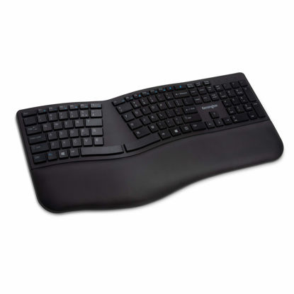 Picture of Kensington Pro Fit Ergonomic Wireless Keyboard, Bluetooth - Black (K75401US)