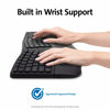 Picture of Kensington Pro Fit Ergonomic Wireless Keyboard, Bluetooth - Black (K75401US)