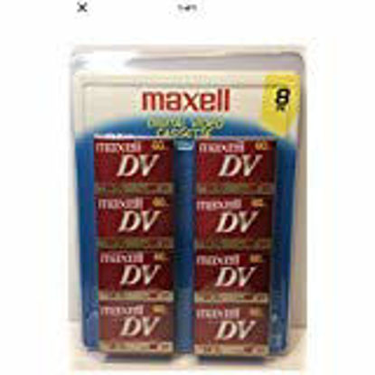 Picture of Maxwell mini dv tapes 60/sp 90/lp 8 pack