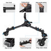 Picture of SmallRig Universal Photography Tripod Dolly, Heavy Duty with 3" Rubber Wheels, Adjustable Legs and Carry Bag, 33 lbs Capacity Tripod Wheels for Canon for Sony Cameras Camcorder Video Lighting- 3986