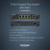 Picture of NETGEAR 5 Port PoE Gigabit Ethernet Plus Switch (GS305EP) - with 4 x PoE+ @ 63W, Desktop or Wall Mount