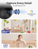 Picture of Hugolog 3K 5MP Indoor Pan/Tilt Security Camera with Auto-Focus(2pcs),Ideal for Baby Monitor/Pet Camera/Home Security,Starlight Color Night Vision,Human/Pet AI,Noise Reduction,US Cloud,Works with Alexa