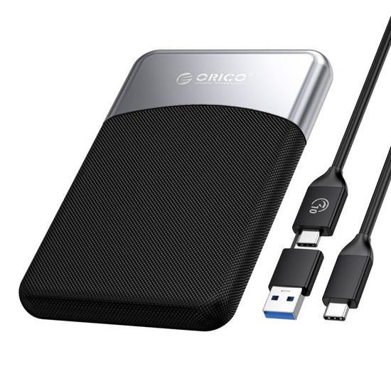 Picture of ORICO 1TB External SSD with 2 in 1 USB C Cable, Portable Solid State Drive USB 3.2 Gen 1 Up to 460MB/s, Dust and Drop Resistance, Reliable Storage for USB-C Smartphone, PC, Tablet, Labtop - M25PRO