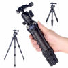 Picture of AOKA 15.7in/0.97lb Lightweight Compact Carbon Fiber Tripod with 360° Ballhead Travel Mini Tripod for Mobile Phone and Compact Mirrorless Cameras