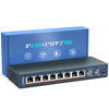 Picture of 10 Port 2.5G Umanaged Ethernet Switch, 8 x 2.5G Base-T Ports, 2 x 10G SFP, Compatible with 100/1000/2500Mbps, Metal Fanless, Desktop/Wall Mount YuanLey 2.5Gbe Network Switch for Wireless AP, NAS, PC