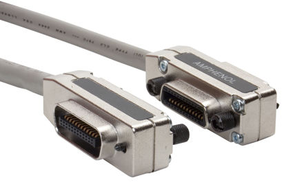 Picture of Amphenol GP-IE156327SS-001 Stackable GPIB Cable, IEEE-488, Shielded, 1 m, 3.3', Gray