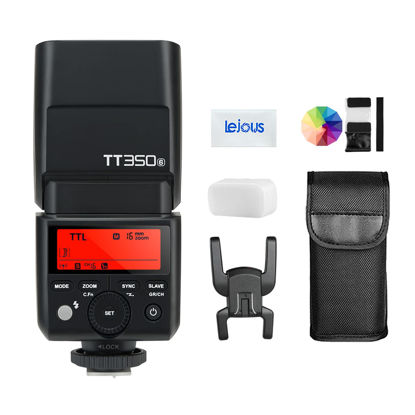 Picture of Godox TT350S Mini TTL Flash, 2.4G Wireless HSS 1/8000s GN36 Compatible for Sony Cameras A7II A7RII A7III A7SII A6000 A6500 A6400 A6300