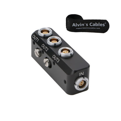 Picture of Alvin's Cables 4X 2 Pin in/Out 0B 302 Mini Splitter Cable 2 Pin Female in to 3X 0B 2Pin Female Out Power Supply Distributor Box for Arri Alexa Camera/Steadicam/Teradek Bond/SmallHD Upgraded