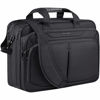 Picture of KROSER Laptop Bag Expandable Lightweight Briefcase for 17.3" Laptop Premium Business Work Bag Water-Repellent Messenger Bag with RFID Pockets for Travel/Women/Men-Black