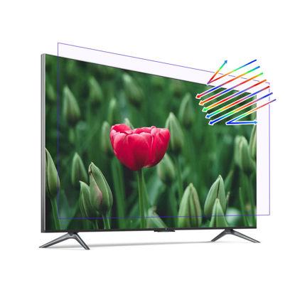 Picture of TYRHMY Anti Glare Film for TV 50 inch Anti Blue Light Relieve Eye Strain, New Upgrade Matte Surface Anti Glare Screen Film Anti Scratch TV Screen Protector No Bubbles