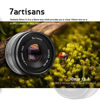 Picture of 7artisans 50mm F1.8 APS-C Manual Focus Lens Widely Fit for Compact Mirrorless Cameras Canon M1 M2 M3 M5 M6 M10 EOS-M Mount Black Color