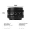 Picture of 7artisans 50mm F1.8 APS-C Manual Focus Lens Widely Fit for Compact Mirrorless Cameras Canon M1 M2 M3 M5 M6 M10 EOS-M Mount Black Color