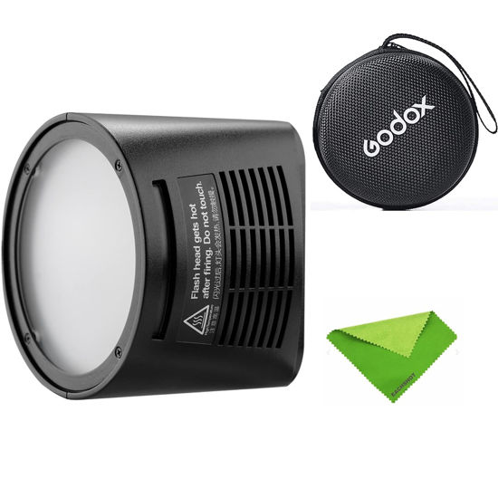 Picture of Godox H200R Ring Flash Head for AD200 AD200 Pro, 200ws Strong Power and Natural Light Effects for Godox AD200 Pocket Flash with Storage Box