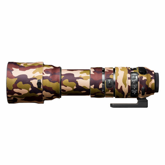 Picture of easyCover Lens Oak Neoprene Cover for Sigma 150-600mm f/5-6.3 DG OS HSM Sport Lens, Brown Camouflage