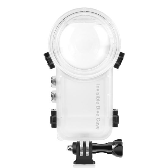 Picture of PULUZ 50m/164ft Invisible Dive Case for Insta360 X3 Underwater Waterproof Housing Cover Protective PC Sealed Shell Photography Housings with Bracket Camera Accessories