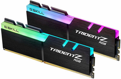 Picture of G.SKILL Trident Z RGB Series (Intel XMP) DDR4 RAM 32GB (2x16GB) 3200MT/s CL16-18-18-38 1.35V Desktop Computer Memory UDIMM (F4-3200C16D-32GTZR)