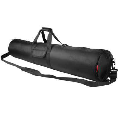 Picture of HEMMOTOP Tripod Bag, 47x8.3x8.3 in All Padded Tripod Carrying Case with Shoulder Straps and Handles, Heavy Duty Light Stand Bag with Two Zippered Pockets for Pool Cue, Speaker Stand, Mic Stand