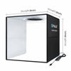 Picture of PULUZ 12''×12'' Portable Photography Light Box,Dimmable Photo Studio Light Box with 112 High CRI LED Lights & 6 PVC Backdrops & 3 Reflection Boards for Small Items Product Photography