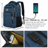 Picture of Laptop Backpack,Business Travel Anti Theft Slim Durable Laptops Backpack with USB Charging Port,Water Resistant College Computer Bag for Women & Men Fits 15.6 Inch Laptop and Notebook - Blue