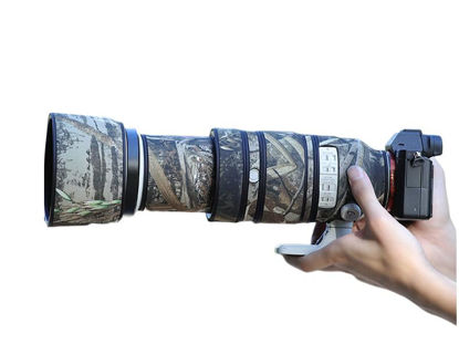 Picture of CHASING BIRDS Camouflage Waterproof Lens Coat for SONY FE 100-400mm F4.5-5.6 GM OSS Rainproof Lens Protective Cover (Reed Camouflage, with 1.4X and 2.0X TC)