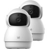 Picture of YI 2pc 2K Dome Security Camera, 2.4G Smart Indoor Pet Monitoring Cam with Night Vision, 2-Way Audio, Motion Detection, Phone APP, Compatible with Alexa and Google Assistant