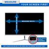 Picture of 24 Inch Computer Privacy Screen Filter for 16:9 Widescreen Monitor, Removable Eye Protection Anti Glare Blue Light Filter Privacy Shield, Anti Spy Screen Protector Film 24 in