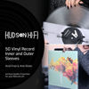 Picture of Hudson Hi-Fi 50 ct. Inner Sleeves for Vinyl Records & 50 ct. Vinyl Outer Sleeves - 100 Vinyl Sleeves for Records, Clear Outer & Inner Sleeves for Vinyl Records