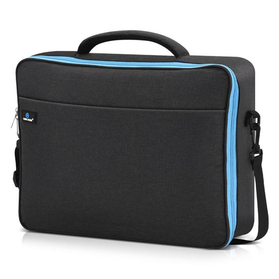 Picture of Lightdow Video Projector Bag, Portable Travel Carrying Case with Pad Sleeve Adjustable Shoulder Strap & Compartment Partition(Large: 16.1" x 13.4" x 4.7")