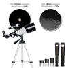 Picture of ESAKO Telescope for Kids & Adults, 70mm Portable Beginner Telescopes with 3 Eyepieces, Height Adjustable Tripod & Phone Adapter