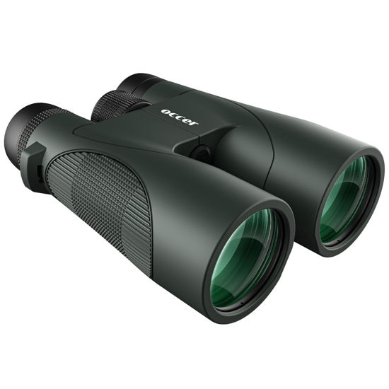 Picture of occer 12x50 Bird Watching Binoculars for Adults - High Powered Binoculars with Clear Large Image - Easy Focus HD Binoculars with Long Range for Cruise Trip Hunting Travel Concert Stargazing,Green