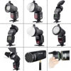 Picture of Godox AK-R1 Round Head Accessories with Godox S-R1 Flash Head Adapter for Godox V860II V860III V850III V850II TT685 TT685II TT600 TT560II TT520II, YONGNUO Speedlite, Canon Nikon Sony Speedlight