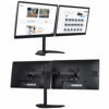 Picture of Mount-It! Dual Monitor Stand for Desk - 2 Screen Mount for Two Computer Screens up to 32 Inch and 17 Lbs - Free-Standing Base Swivels, Tilt, Rotates 360 Adjustable Arms - VESA Compatible Sturdy Steel