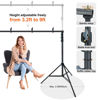 Picture of LINCO Lincostore 9x10 ft Photography Photo Backdrop Stand Background Support System Kit 4154-4236 Black