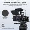 Picture of SmallRig Mini Matte Box Lite, DSLR Matte Box with Carbon Fiber Top Flag, for 67mm/72mm/77mm/82mm/95mm Lenses, for 4x5.65 Filter/Circular Filter - 3575