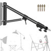 Picture of Wall Mounting Triangle Boom Arm for Ring Light, Support 180° Flexible Rotation, 28-51in Adjustable Length, Save Space, for Monolight, Softbox, Umbrella and Reflector