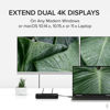 Picture of Plugable 4K DisplayPort and HDMI Dual Monitor Adapter for USB 3.0 and USB-C, Compatible with Windows