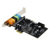 Picture of Sedna - SE-PCIE-SC-10 PCIe 7.1 Channel Sound Card (CM8828 + CM9882A) with SPDIF Bracket (Standard and Low Profile Brackets are Included)